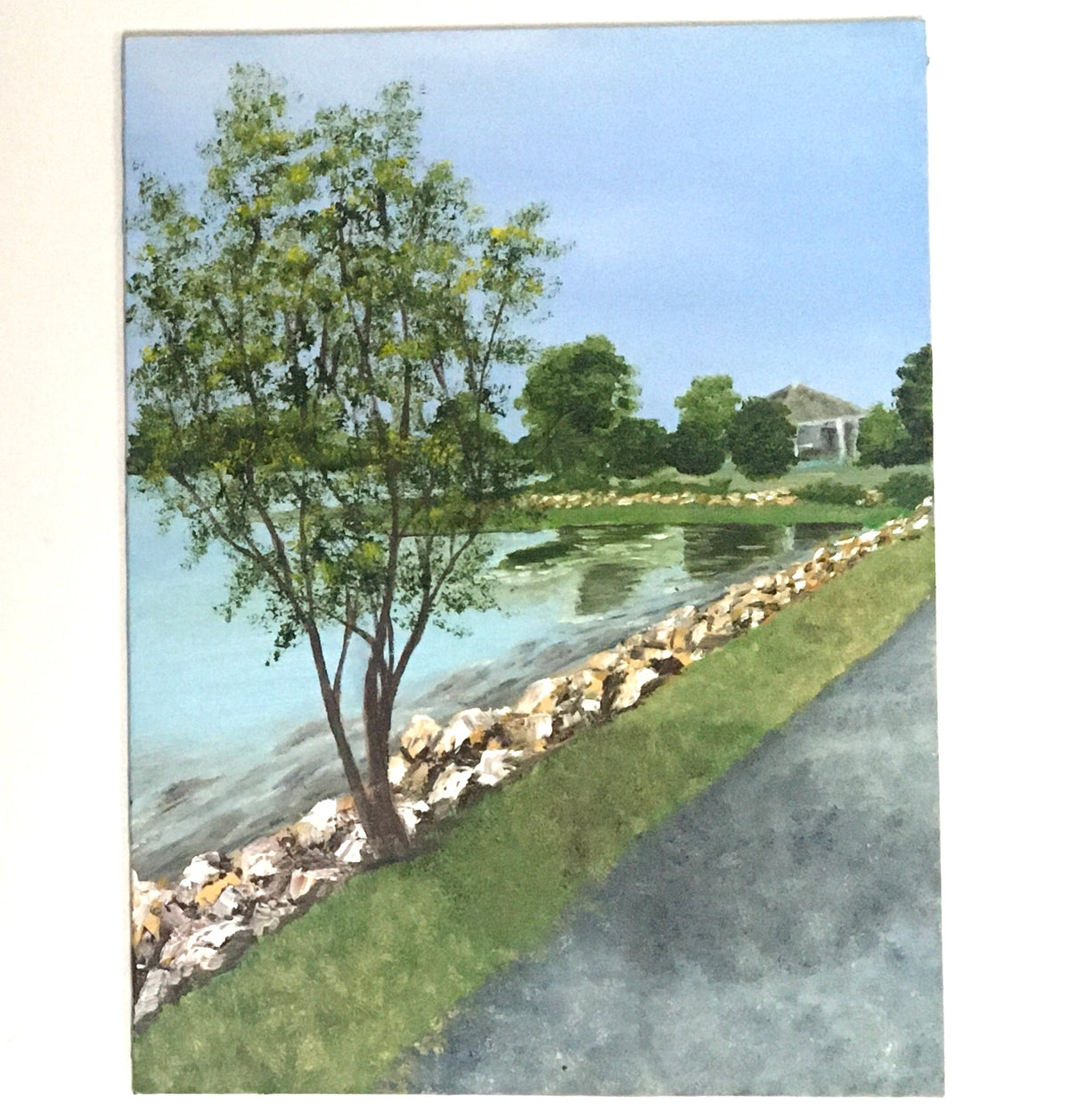 landscape Original oil painting art wall hanging