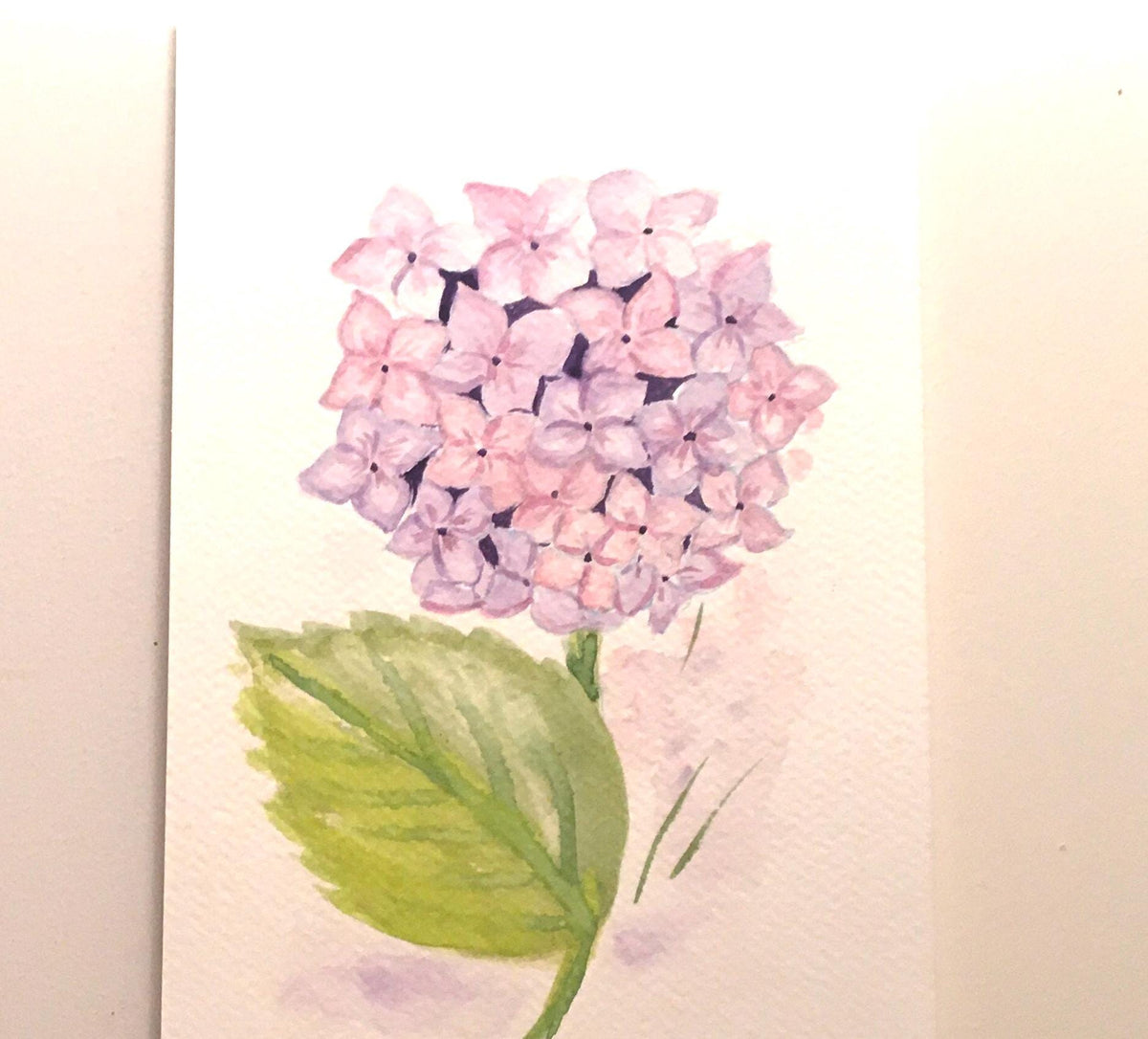 9x6 inches Original painting watercolor art flowers (not print)